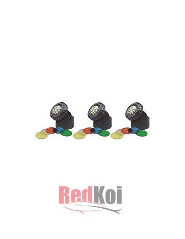 Luz estanque aquaforte 1,6W 12V 3 unid.