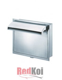 Cascada inox cajon pared