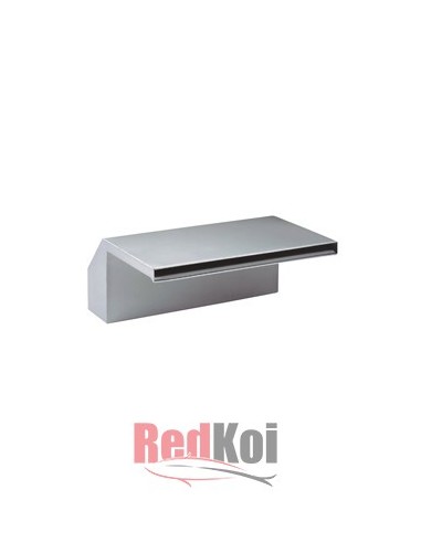 Cascada  inox bajo piedra borde 600mm