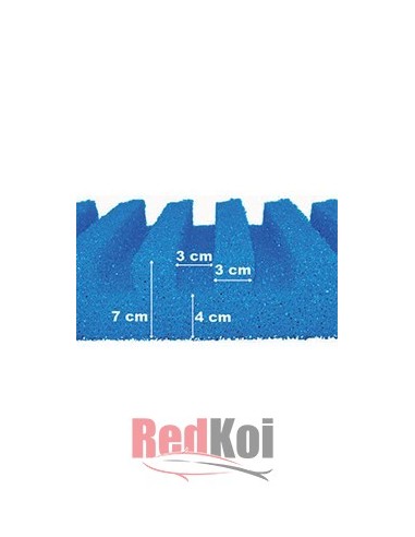 Esponja con canal T 50 x 50cm